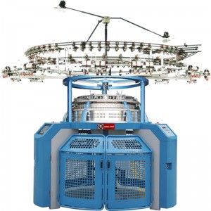 Máquina de tricotar circular de alta velocidad Jacquard Orizio totalmente jersey individual de alta velocidad